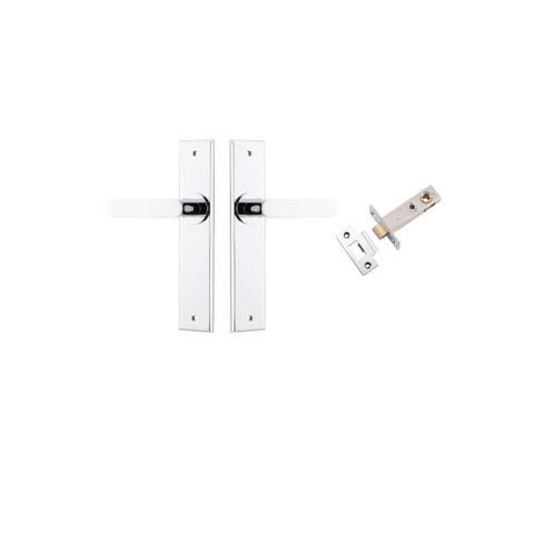 Iver TRA11784KPASS60 Door Lever Bronte Chamfered Polished Chrome L117xp55mm