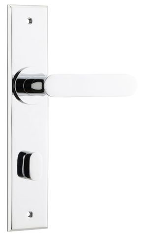 Iver TRA11784P85 Door Lever Bronte Chamfered Privacy Polished Chrome