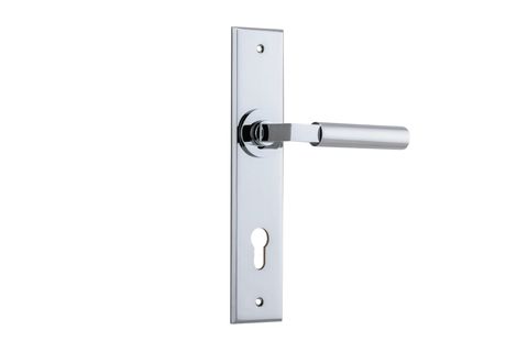 Door TRA11794E85 Lever Berlin Chamfered Euro Polished Chrome Ctc85mm