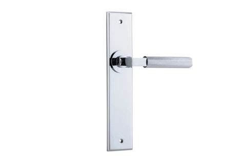 Iver TRA11796 Door Lever Brunswick Chamfered Latch Polished Chrome