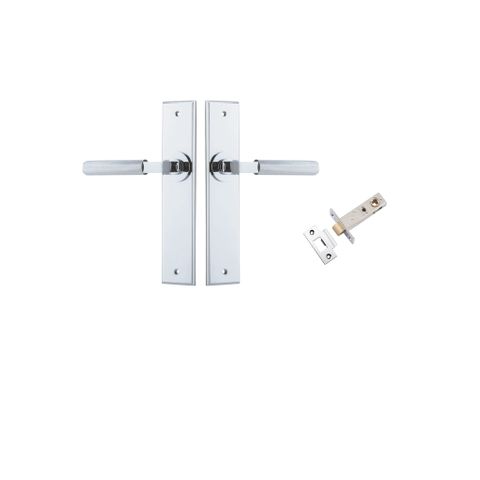 Iver TRA11796KPASS60 Door Lever Brunswick Knurled Chamfered Polished Chrome