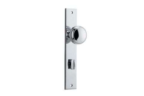 Door TRA11820P85 Knob Paddington Rect Priv Pc Ctc85mm H240xw38xp68mm