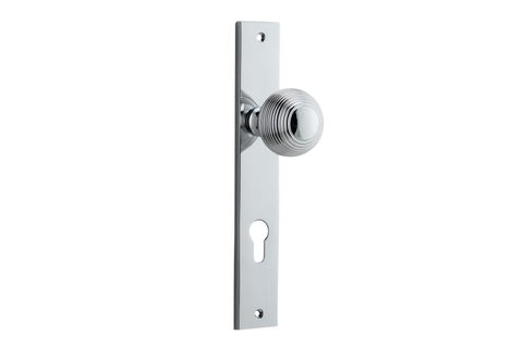 Door TRA11824E85 Knob Guildford Rect Euro Pc Ctc85mm H240xw38xp60mm
