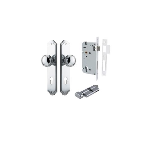 Dr TRA11826KENTR60KT Knob Pdgton Shdred Euro Pol Chr H240XW50XP68 Ent Kit