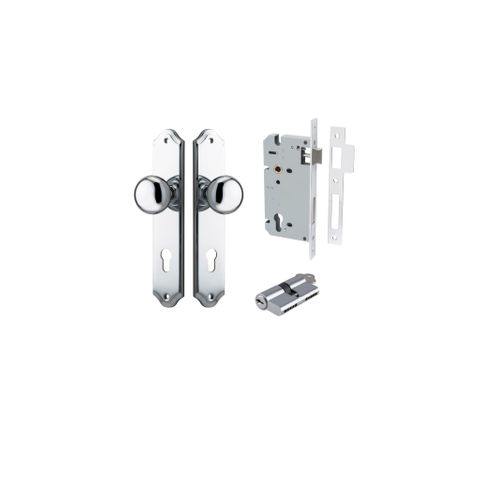 Dr TRA11828KENTR60KK Knob Cmbrg Shdred Euro Pol Chr H240XW50XP67 Ent Kit