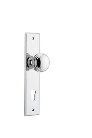 Iver TRA11831E85 Door Knob Paddington Chamfered Euro Polished Chrome