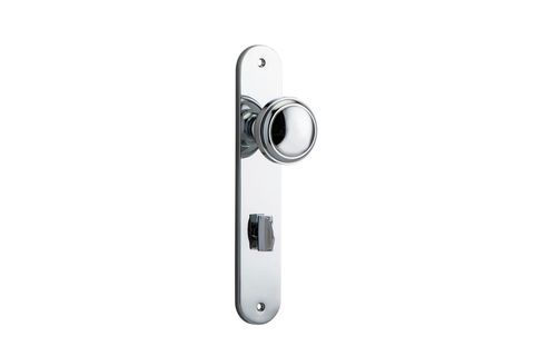 Door TRA11832P85 Knob Paddington Oval Privacy Pc Ctc85mm H240xw40xp68mm