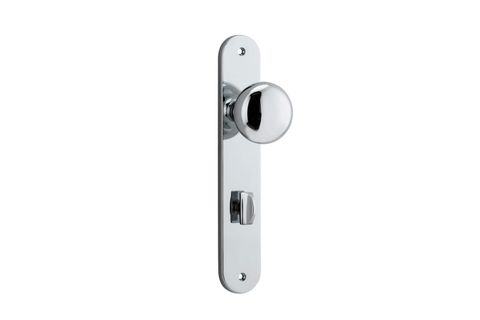 Door TRA11834P85 Knob Cambridge Oval Privacy Pc Ctc85mm H240xw40xp67mm