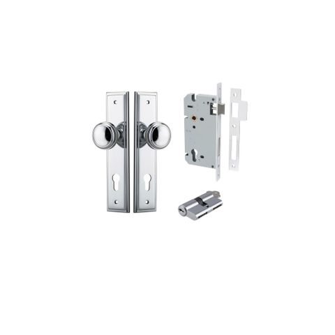 Dr TRA11838KENTR60KK Knob Pdgton Step Euro Pol Chr H240XW50XP68 Ent Kit