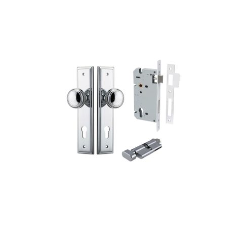 Dr TRA11838KENTR60KT Knob Pdgton Step Euro Pol Chr H240XW50XP68 Ent Kit