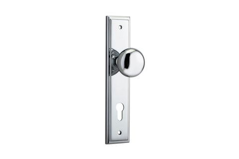 Door TRA11840E85 Knob Cambridge Stepped Euro Pc Ctc85mm H240xw50xp67mm