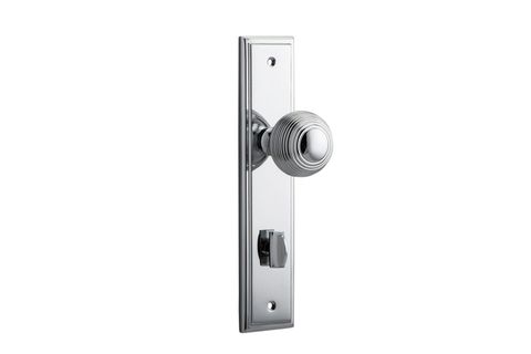 Door TRA11842P85 Knob Guildford Stepped Priv Pc Ctc85mm H240xw50xp60mm