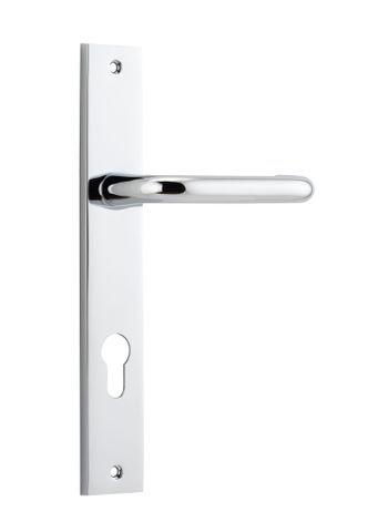 Door TRA11844E85 Lever Oslo Rectangular Euro Pc Ctc85mm H240xw38xp57mm