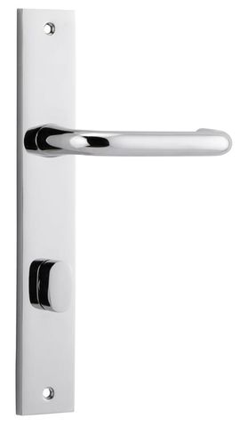 Door TRA11844P85 Lever Oslo Rectangular Priv Pc Ctc85mm H240xw38xp57mm