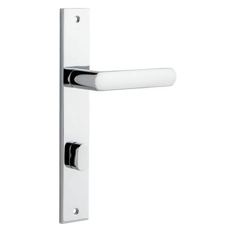 Door TRA11860P85 Lever Osaka Rect Priv Pr Pc Ctc85mm H240xw38xp55mm