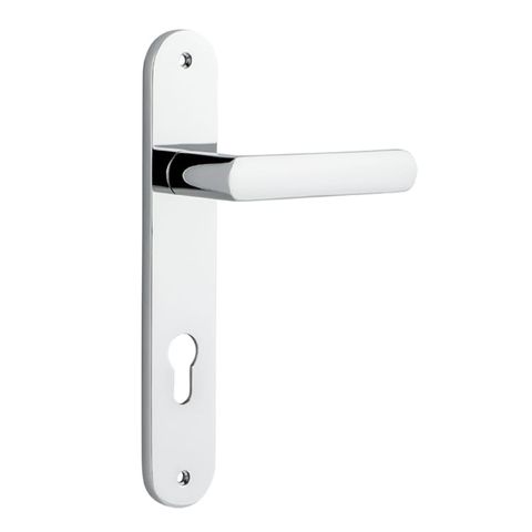 Door TRA11864E85 Lever Osaka Oval Euro Pr Pc Ctc85mm H240xw40xp55mm