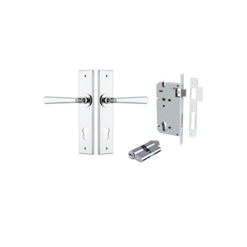 Door TRA11880KENTR60KK Lever Copenhagen Chamfered Euro Pair Pc Ctc85mm