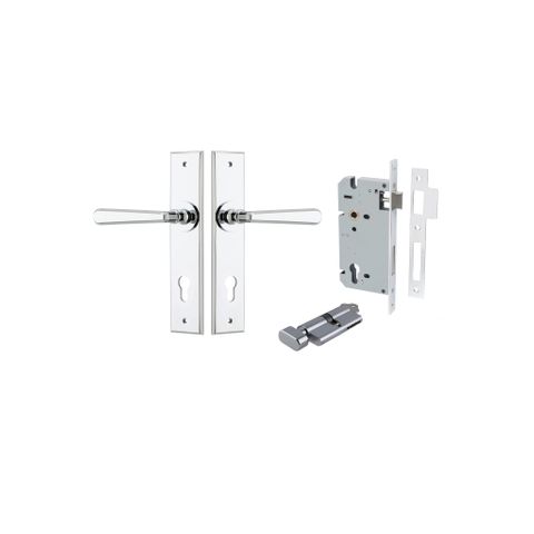 Door TRA11880KENTR60KT Lever Copenhagen Chamfered Euro Pair Pc L120xp59mm