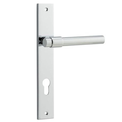 Door TRA11896E85 Lever Helsinki Rect Euro Pr Pc Ctc85mm H240xw38xp44mm
