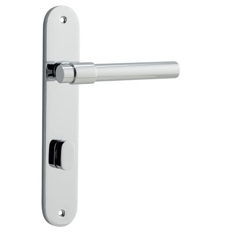 Door TRA11900P85 Lever Helsinki Oval Priv Pr Pc Ctc85mm H240xw40xp44mm