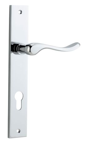 Door TRA11920E85 Lever Stirling Rect Euro Pr Pc Ctc85mm H240xw38xp64mm