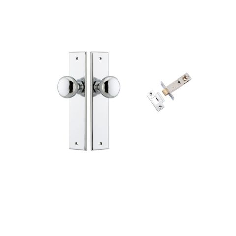 Door TRA11946KPASS60 Knob Cambridge Chamfered P/Chrome D55xp62mm Passage Kit