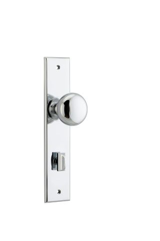 Door TRA11946P85 Knob Cambridge Chamfered Privacy Polished Chrome
