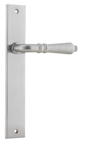 Iver TRA12200 Door Lever Set Sarlat Rectangular Backplate SC