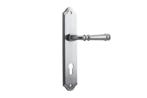 Door TRA12218E85 Lever Verona Shouldered Euro BC Ctc85mm H240xw50xp59mm