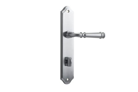 Door TRA12218P85 Lever Verona Shouldered Priv BC Ctc85mm H240xw50xp59mm