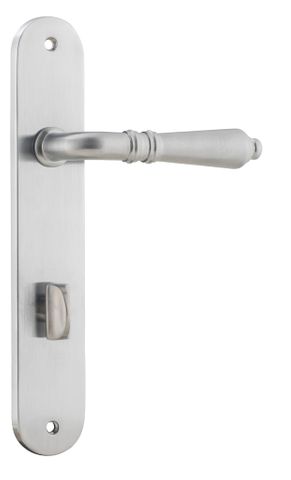 Iver TRA12224P85 Door Lever Sarlat Oval Privacy SC