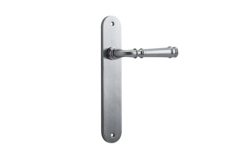 Door TRA12230 Lever Verona Oval Latch Brushed Chrome H240xw40xp59mm