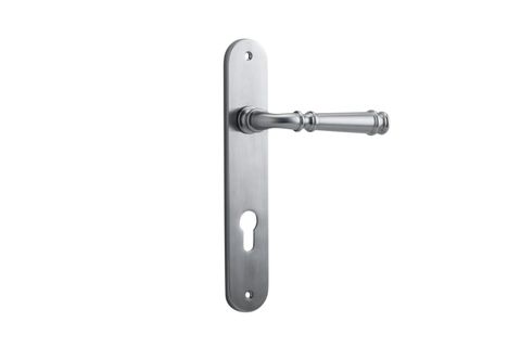 Door TRA12230E85 Lever Verona Oval Euro BC Ctc85mm H240xw40xp59mm