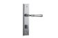 Door TRA12242P85 Lever Verona Stepped Privacy BC Ctc85mm H240xw50xp59mm