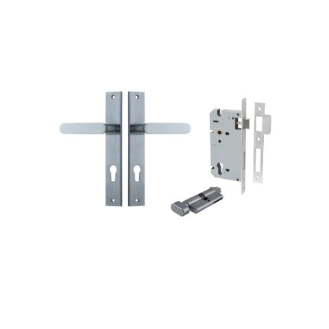 Door TRA12248KENTR60KT Lever Bronte Rectangular Euro Pair BC Ctc85mm L117XP53