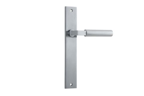Iver TRA12250 Door Lever Berlin Rectangular Latch Brushed Chrome