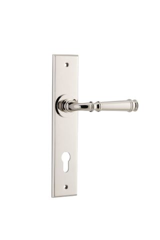 Door TRA14286E85 Lever Verona Chamfered Euro Pn Ctc85mm H240xw50xp59mm