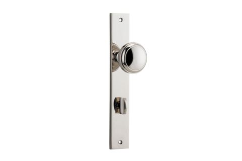 Door TRA14320P85 Knob Paddington Rect Priv Pn Ctc85mm H240xw38xp68mm