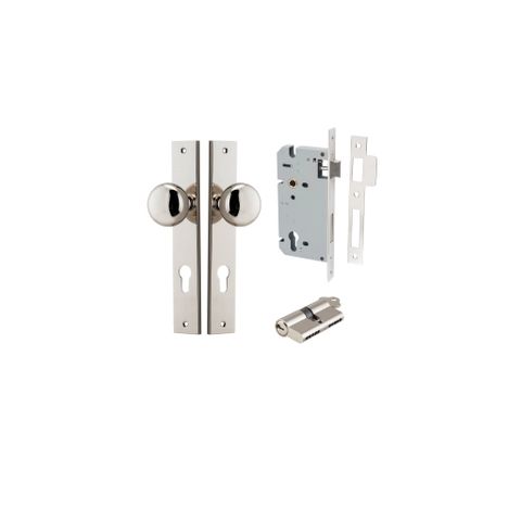 Door TRA14322KENTR60KK Knob Cmbrg Rectg Euro Pn CTC85 H240XW38XP67 Entr Kit