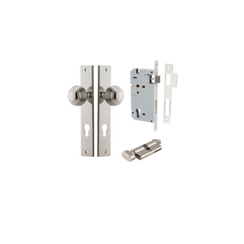 Dr TRA14324KENTR60KT Knob Guildford Rectg Euro Pn CTC85 H240XW38XP60 Entr Kit