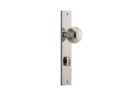 Door TRA14324P85 Knob Guildford Rect Priv Pn Ctc85mm H240xw38xp60mm