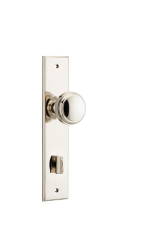 Door TRA14331P85 Knob Paddington Chamfered Privacy Polished Nickel