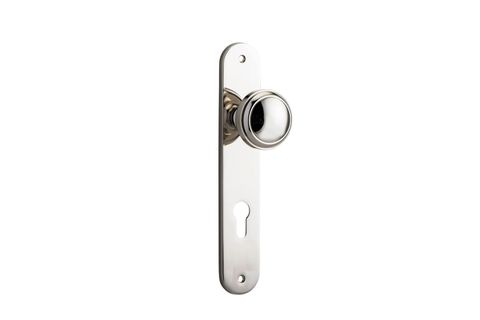 Door TRA14332E85 Knob Paddington Oval Euro Pn Ctc85mm H240xw40xp68mm