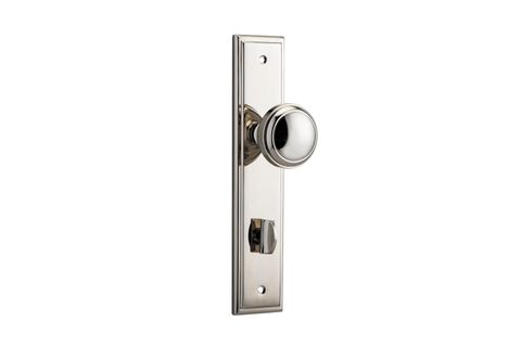 Door TRA14338P85 Knob Paddington Stepped Priv Pn Ctc85mm H240xw50xp68mm