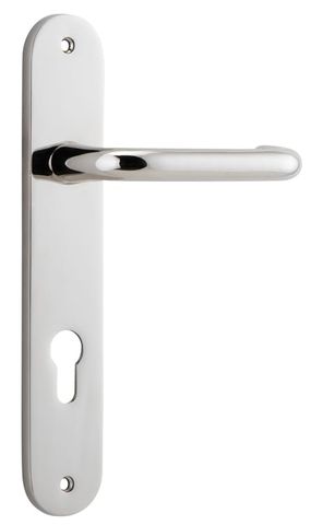 Door TRA14346E85 Lever Oslo Oval Euro Pn Ctc85mm H240xw40xp57mm