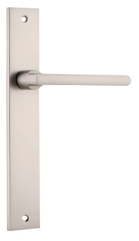 Iver TRA14702 Door Lever Baltimore Rectangular Latch Satin Nickel