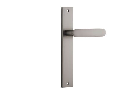 Iver TRA14748 Door Lever Bronte Rectangular Latch Satin Nickel