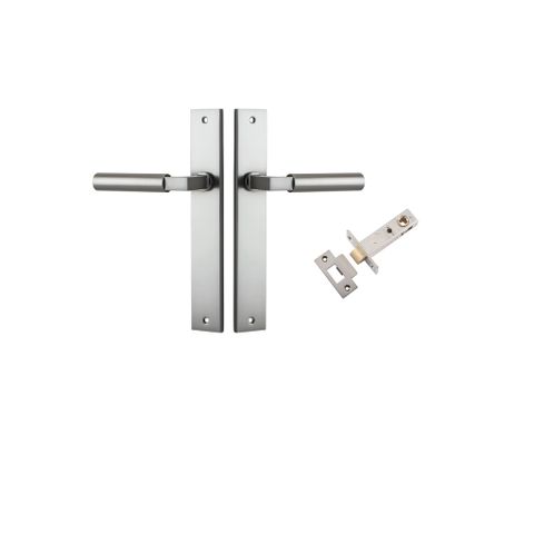Door TRA14750KPASS60 Lever Berlin Rectangular Satin Nickel Passage Kit