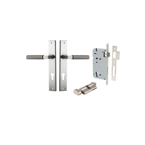 Brunswick TRA14752KENTR60KT Rectangular Euro Satin Nickel Entrance Set