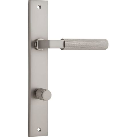 Door TRA14752P85 Lever Brunswick Rectangular Privacy Satin Nickel CTC85M